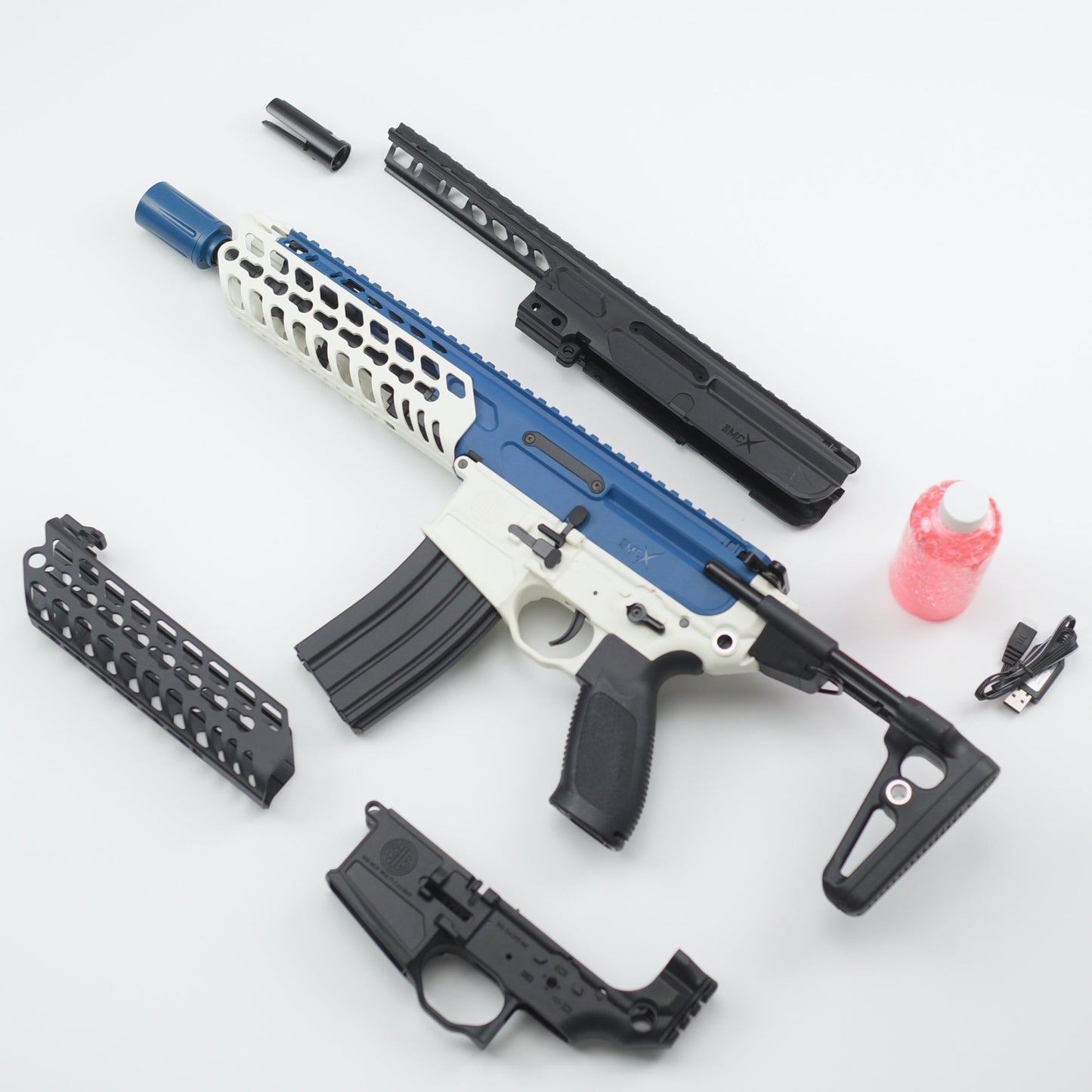 New MCX Gel Blaster Two Suits Fast Shooting Adult type 11.1V