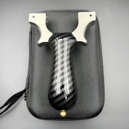 Carbon Fiber War God Dragon Tooth Hidden Button Toy Handle