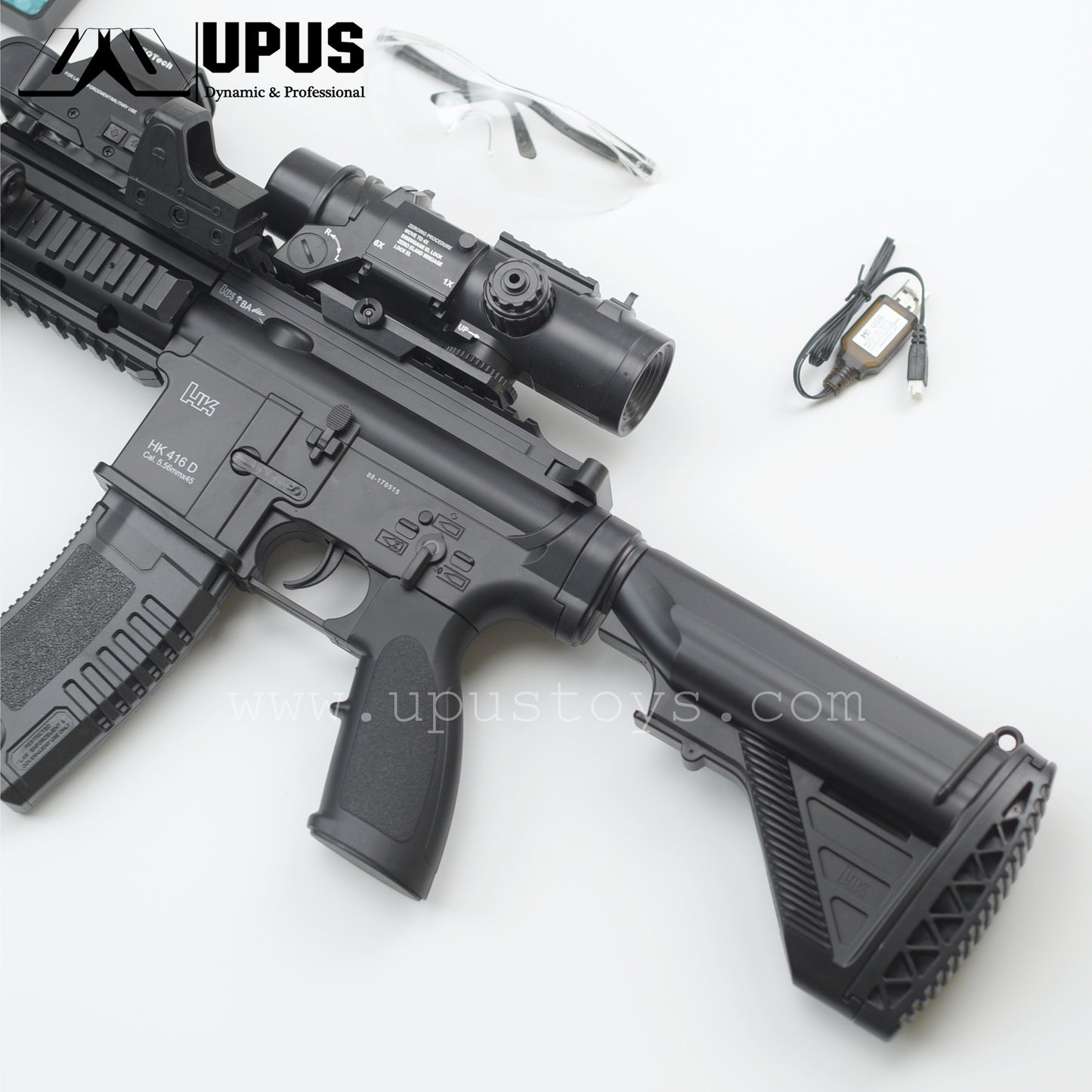 HK416D Gel Ball Blaster Toy Gun Full Accessories