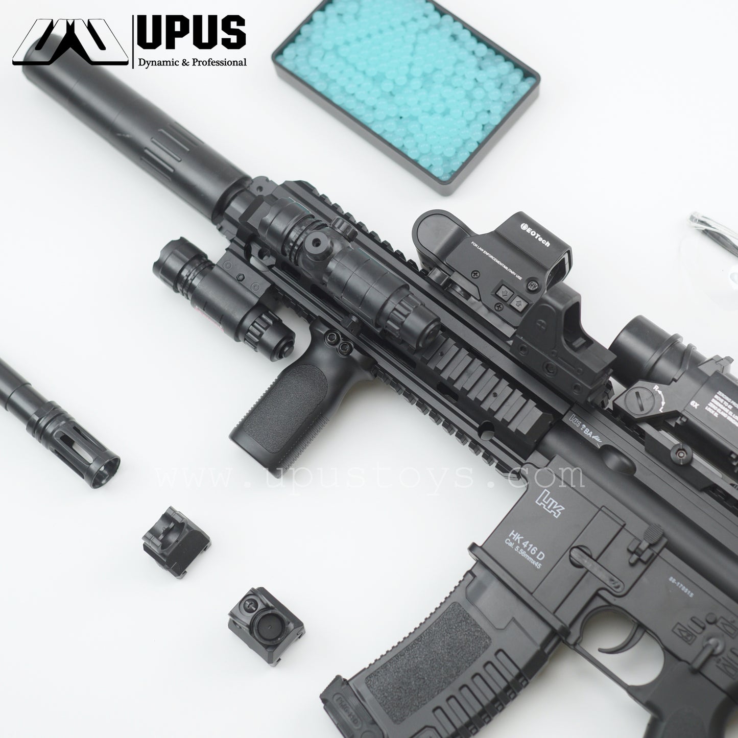 HK416D Gel Ball Blaster Toy Gun Full Accessories