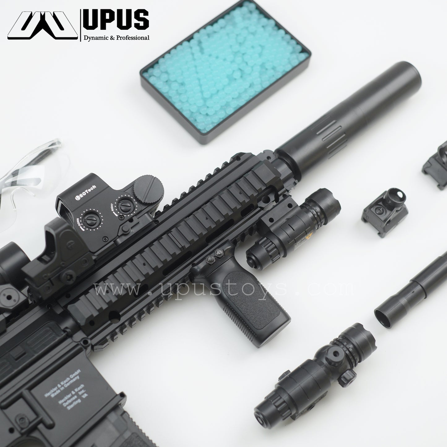 HK416D Gel Ball Blaster Toy Gun Full Accessories